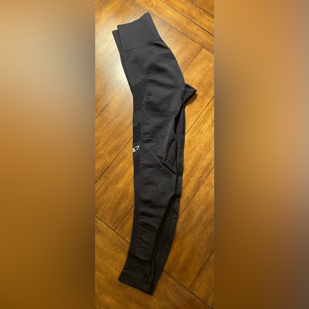 Gymshark black leggings (hole detailing)